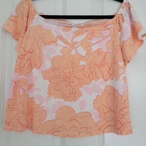 ‎Guess Blouse peach color size M